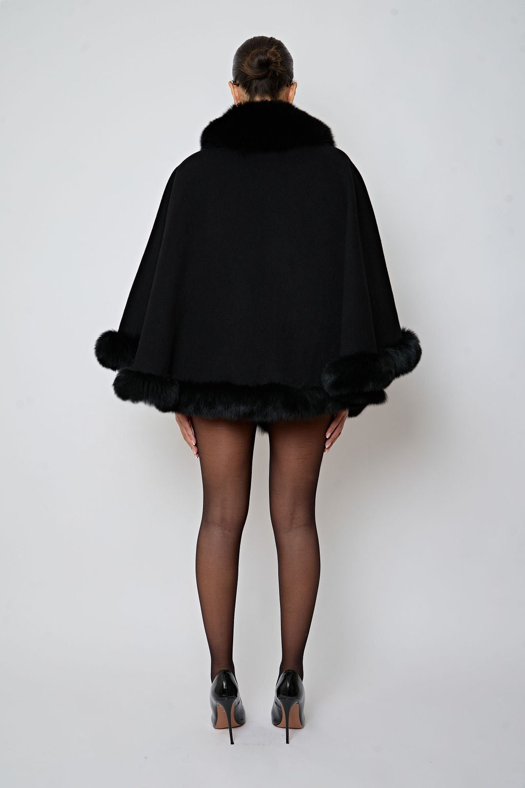 The Black Caroline Poncho
