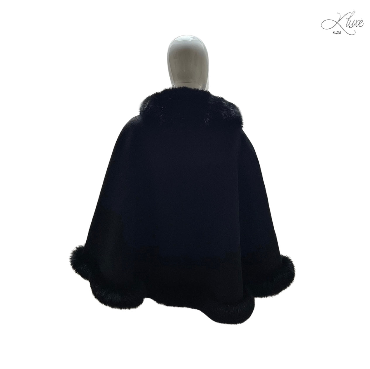 The Black Caroline Poncho