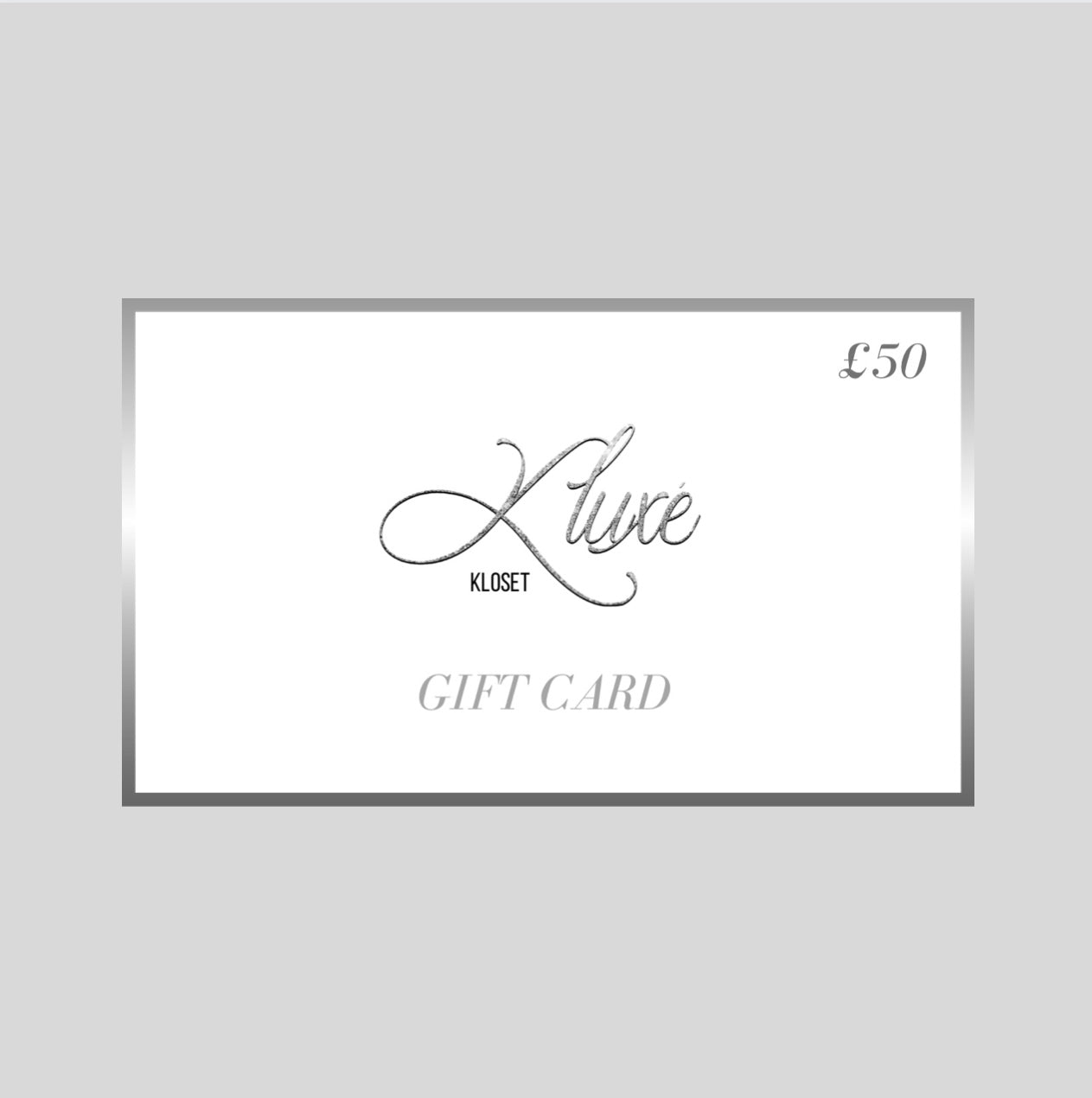 K Luxé Kloset Gift Card