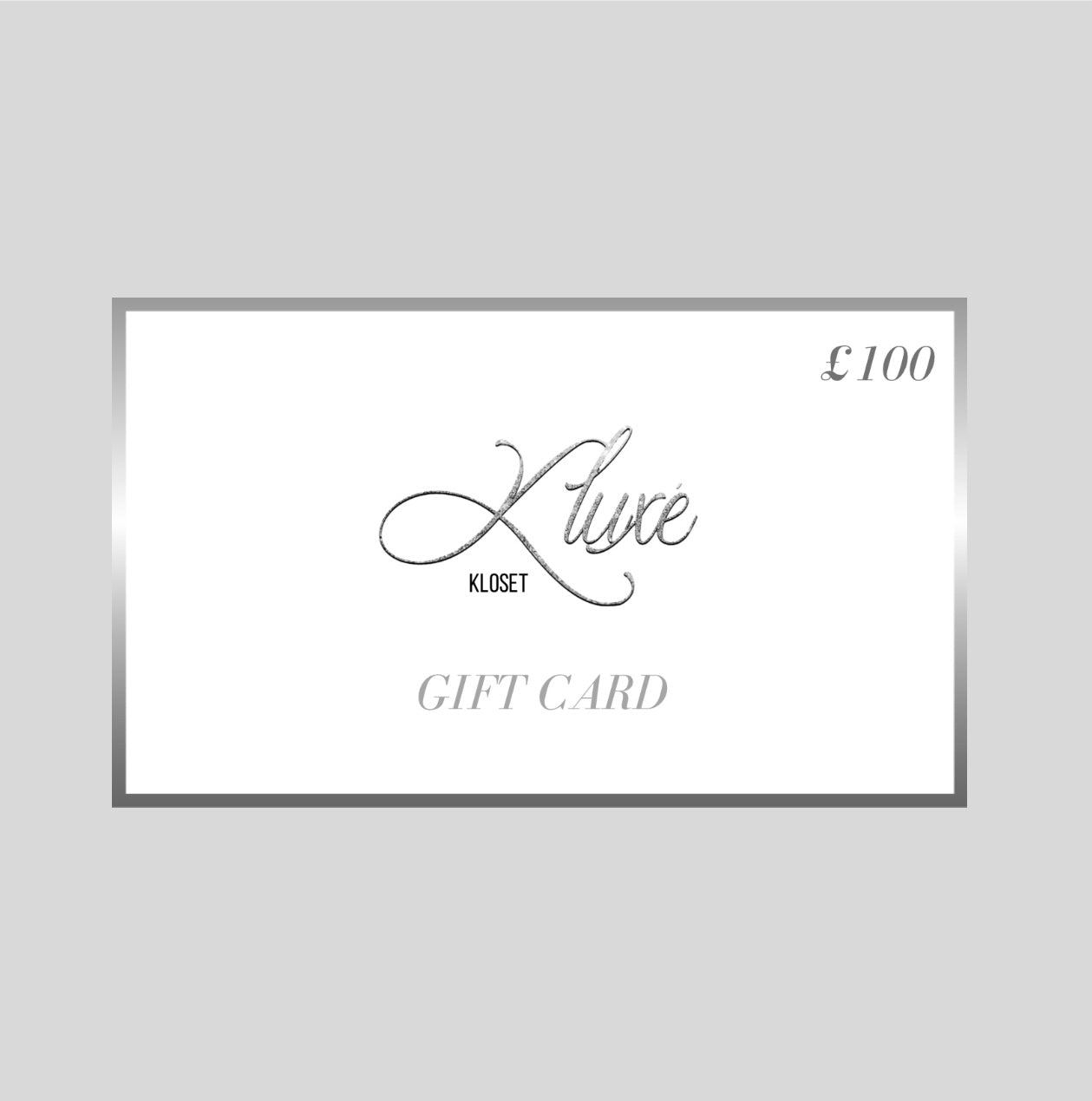 K Luxé Kloset Gift Card